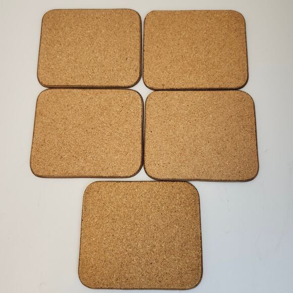 Chelsy Set Of 6 Cork Back Souvenir Tribal Animal Print Coasters Souvenir Box - Picture 3 of 13